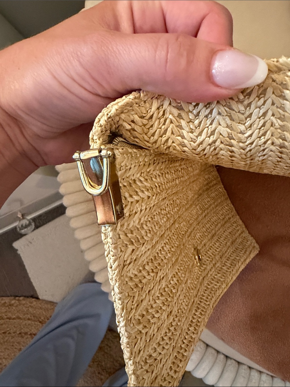 DIOR RATTAN BAG - Picture 3 of 4